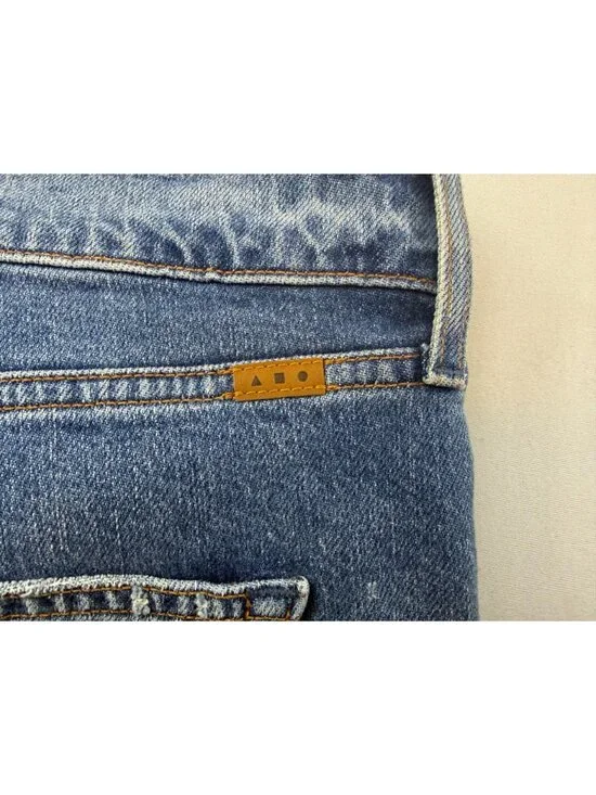 AYR The Secret Sauce Jeans Womens Size 34 Blue High Rise Straight Leg USA Made - Picture 8 of 11